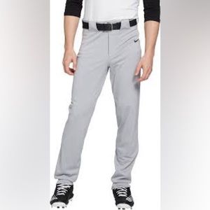 Nike Vapor Pro Baseball Pants Grey 747235-052 Men's Size Small